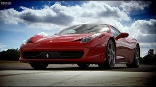 Ferrari 458 vs Ferrari 430  Top Gear  BBC [upl. by Akihsar]