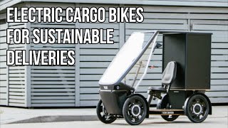 Electric cargo bikes Can these electric assisted vehicles change urban deliveries [upl. by Ydna]