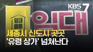 공실 넘치는 세종시 상가들…‘유령 상가’에 경매까지  KBS 20210324 [upl. by Anitnamaid]