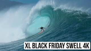 4K FOOTAGE OF XL BLACK FRIDAY SWELL [upl. by Neved]