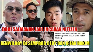 Doni Salmanan Jadi Incaran Nitizen Dedy Corbuzier Dan Irfan Hakim Semprod Kenwilboy [upl. by Aehsrop]