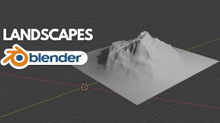 How To Create Landscape in Blender in 1 minute [upl. by Oel541]