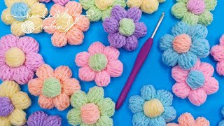 Super Cute Crochet Flowers  QUICK amp EASY to Make 🥰🌸 [upl. by Erialcyram]