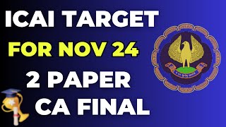 Hitting ICAI Bullseye CA Final Nov 2024 Exam 2 Paper [upl. by Awram]