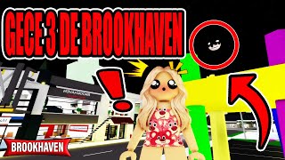 GECE 3 DE BROOKHAVEN SİYAH YARATIĞI ARADIK  1001 KOD ERROR YEDİM  ROBLOX BROOKHAVEN RP roblox rp [upl. by Faith952]