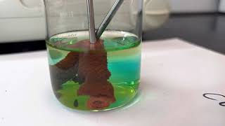 The Nail Lab Reaction of Iron with CopperII Chloride [upl. by Sama]