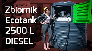 Zbiornik do Diesel 2500 litrów bez UDT  FORTIS ECOTANK 2 500  Fortis Technology [upl. by Ariaj917]