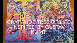 The Gratitude Tree of Life inspired by Gustav Klimt [upl. by Tavia]