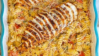 Baked Boursin Pasta with Chicken [upl. by Alleris]