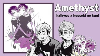 amethyst  houseki no kuni  haikyuu texts [upl. by Ailatan]