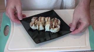 How to Make a Unagi freshwater Eel Roll [upl. by Natsuj]