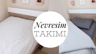 NEVRESİM TAKIMI DİKİMİ  Lastikli Çarşaf Yastık Kılıfı Düğmeli Yorgan Yüzü  Tek Kişilik [upl. by Ynaffit550]