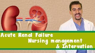 Acute Renal Failure Nursing management amp Interventions [upl. by Finny]