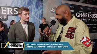 James Acaster At The Red Carpet Premiere Of Ghostbusters Frozen Empire [upl. by Faxen693]