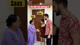 Life after love marriage😍 youtubeshorts shorts ytshorts couple saasbahu marriage simrit [upl. by Duarte]