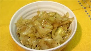 Fried Cabbage and Onions  Southern Fried Cabbage Recipe  Healthier Version [upl. by Conant]