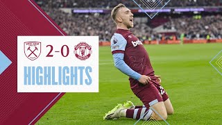 West Ham 20 Manchester United  Bowen amp Kudus Scorch The Red Devils  Premier League Highlights [upl. by Man]