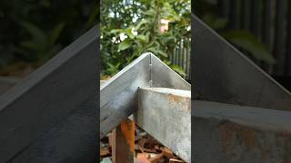 good and sturdy connection technique at the top of the house truss frame amp canopy [upl. by Eldwon]