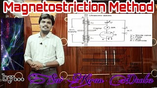 Production of Ultrasonic waves by Magnetostriction method  English to Telugu  BSc 1st Semester [upl. by Ecaroh977]