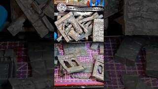 Free Buildings Made From Warhammer Sprues theoldworld terrain warhammer miniaturepainting [upl. by Rotow]