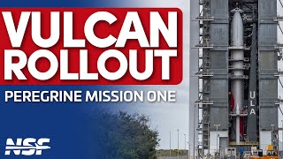 ULA Rolls Out Vulcan Centaur for Peregrine Mission One [upl. by Adrien]