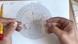 Hoek tekenen met je koershoekmeter [upl. by Arihaz]