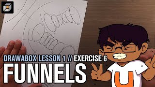 Drawabox Lesson 1 Exercise 6 Funnels [upl. by Heddie]