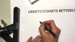 Likhetstecknets betydelse [upl. by Adnawal]