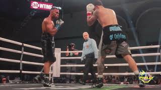 Edwin De Los Santos Last Fight 2023 Vs Joseph Adorno Full Fight Highlights [upl. by Assadah]