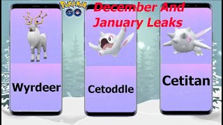 Pokémon GO December And January Content Update Leaks [upl. by Ostler]