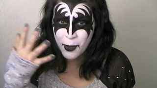 KISS Makeup  The Demon Gene Simmons  VivaGlamLana [upl. by Yager336]