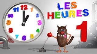 Foufou  Apprendre aux enfants à lire lheure Learn to read a clock for Kids Toddlers  Serie 01 [upl. by Hayden]