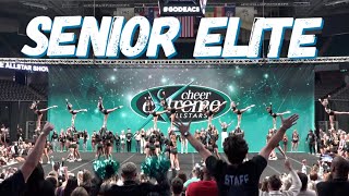 Cheer Extreme  Sr Elite  Showcase SINGLE CAM 2022 [upl. by Alyson575]