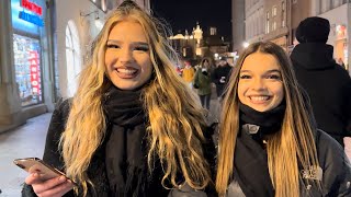 🇵🇱 POLISH STREET FOOD KRAKOW WALKING TOUR POLAND WINTER WALK 4K HDR [upl. by Kaplan496]