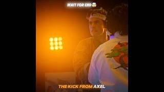 KWON VS AXEL FIGHT  EDIT  The Brutal Kick From Axel shorts edit cobrakai [upl. by Brietta]