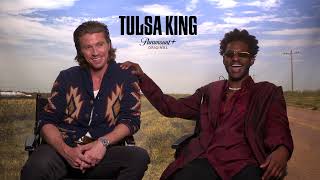 Garrett Hedlund and Jay Will Talk Tulsa King [upl. by Lynch588]