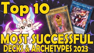 Top 10 Most Successful Decks and Archetypes of 2023 [upl. by Euqinor615]