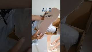 AJIO FIND YOURSELF TOE HEELED SANDALS subscribe ajio shortvideo youtubeshorts [upl. by Darraj]