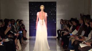 REEM ACRA BRIDAL SPRING 2016 RUNWAY SHOW [upl. by Reinaldos]