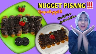 RESEP NUGGET PISANG SIMPEL  Hanya takaran sendok dan tanpa telur [upl. by Newcomer673]