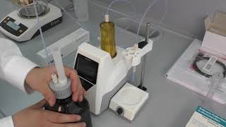 Entry to the automatic Titration  TitroLine 5000 [upl. by Anirbaz]