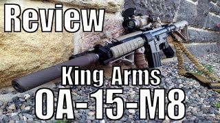 IRL HD Review  King Arms OA15M8  Airsoft AEG [upl. by Orihakat]