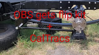 Installing rear suspension  Calvert Racing traction bars on OBS chevy [upl. by Ydnagrub]