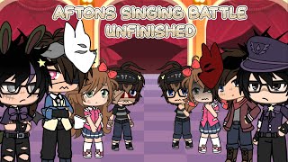 afton family singing battle  unfinished  gacha life [upl. by Lishe]