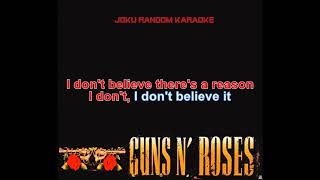 Guns N Roses  Shacklers Revenge Karaoke [upl. by Geoff]