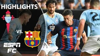 🤯 WILD RESULT 🤯 Celta Vigo vs Barcelona  LaLiga Highlights  ESPN FC [upl. by Cerallua]