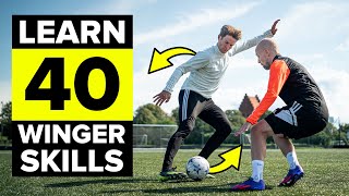 Learn 40 winger skills to beat defenders [upl. by Hy]