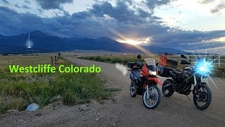 BMW F800GS and KAWASAKI KLR650 Westcliffe Colorado Off Pavement [upl. by Mirella]