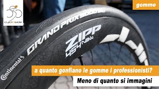 A quanto gonfiano le gomme i professionisti [upl. by Ronni]