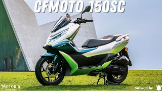 2025 CFMoto 150SC The New Big Scooter with Big Ambitions to Challenge NMax Turbo amp PCX 160 [upl. by Binni]